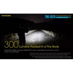 Nitecore TIKI GITD - Blue -Outdoor Flashlight Store Nitecore TIKI GITD Blue 4