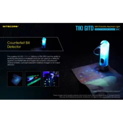 Nitecore TIKI GITD - Blue -Outdoor Flashlight Store Nitecore TIKI GITD Blue 6