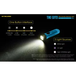 Nitecore TIKI GITD - Blue -Outdoor Flashlight Store Nitecore TIKI GITD Blue 7