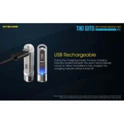 Nitecore TIKI GITD - Blue -Outdoor Flashlight Store Nitecore TIKI GITD Blue 8
