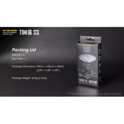 Nitecore TINI 2 SS 25 Nitecore TINI 2 SS -Outdoor Flashlight Store Nitecore TINI 2 SS 11