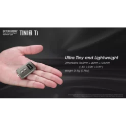 Nitecore TINI 2 Ti -Outdoor Flashlight Store Nitecore TINI 2 Ti 4