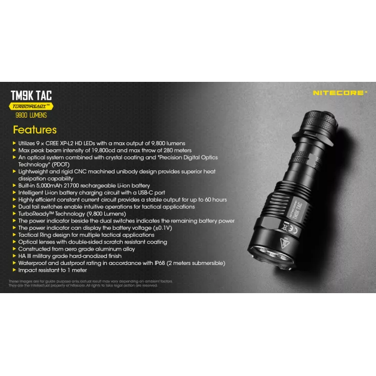 Nitecore TM9K TAC 13 Nitecore TM9K TAC - Image 11