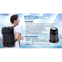 Nitecore WDB20 Dry Bag 13 Nitecore WDB20 Dry Bag -Outdoor Flashlight Store Nitecore WDB20 4