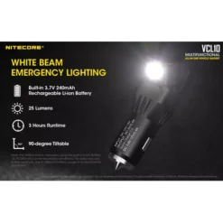 Nitecore VCL10 20 Nitecore VCL10 -Outdoor Flashlight Store VCL10 6