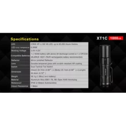 Klarus XT1C -Outdoor Flashlight Store XT1C 9