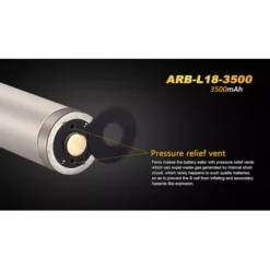 Fenix ARB-L18 18650 3500mAh Battery -Outdoor Flashlight Store arb l18 3500 2