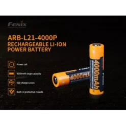 Fenix ARB-L21-4000P Battery For LR35R Torch -Outdoor Flashlight Store fenix arb l21 4000p 1