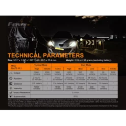 Fenix PD36 TAC -Outdoor Flashlight Store fenix pd36 tac runtimes