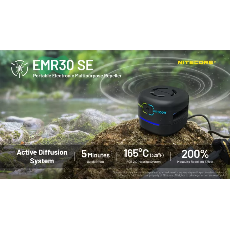 Nitecore EMR30 SE Portable Insect Repeller 4 Nitecore EMR30 SE Portable Insect Repeller - Image 2