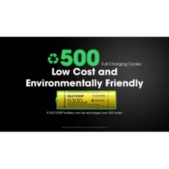 Nitecore 21700 NL2153HP Li-ion High Performance (5300mAh) Battery -Outdoor Flashlight Store nitecore nl2153hp 11