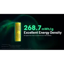 Nitecore 21700 NL2153HP Li-ion High Performance (5300mAh) Battery -Outdoor Flashlight Store nitecore nl2153hp 3