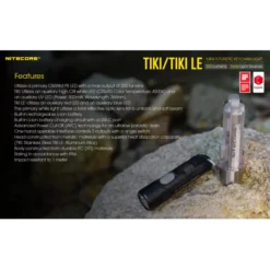 Nitecore TIKI -Outdoor Flashlight Store nitecore tiki 11